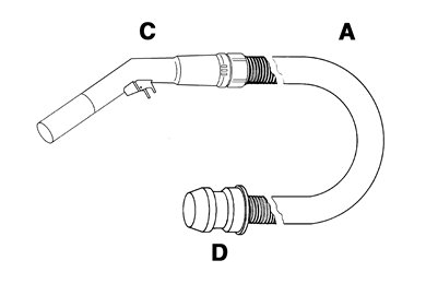 Electrolux, Komplet støvsugerslange