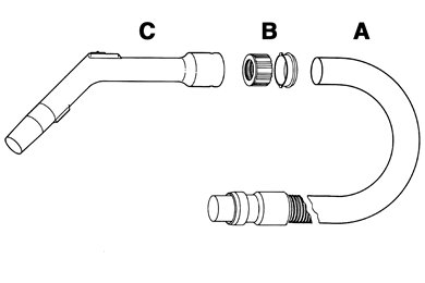 Bosch, Komplet støvsugerslange