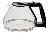 Melitta, Glaskande (10 kops, sort/stål)